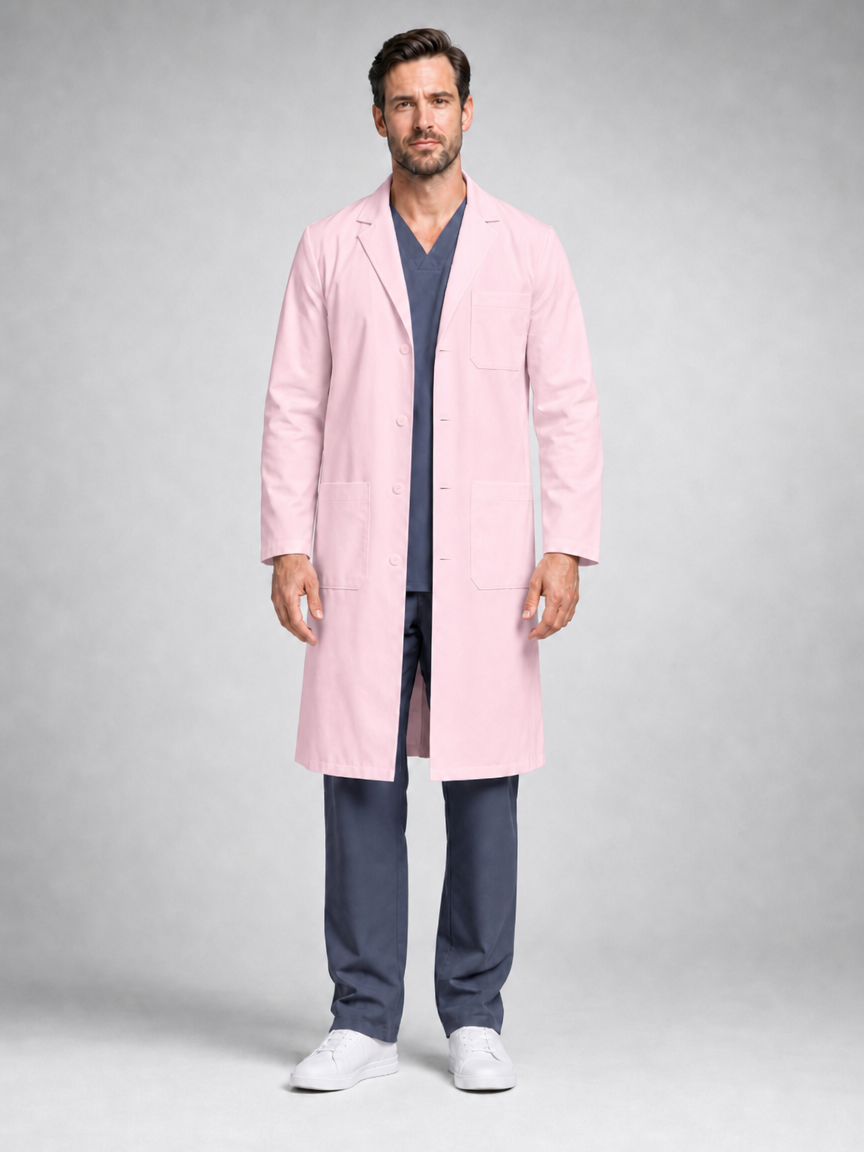 Men's Caelric Structured Lab Coat - Vela Pink