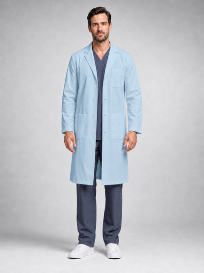 Men's Caelric Structured Lab Coat - Vela Blue