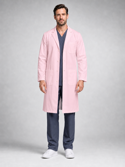 Men's Caelric Structured Lab Coat - Aegis Coat Blush Pink