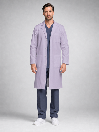 Men's Caelric Structured Lab Coat - Vela Light Purple