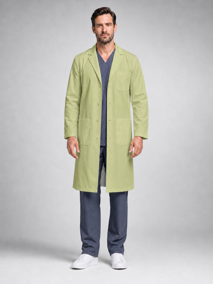 Men's Caelric Structured Lab Coat - Vela Apple Green