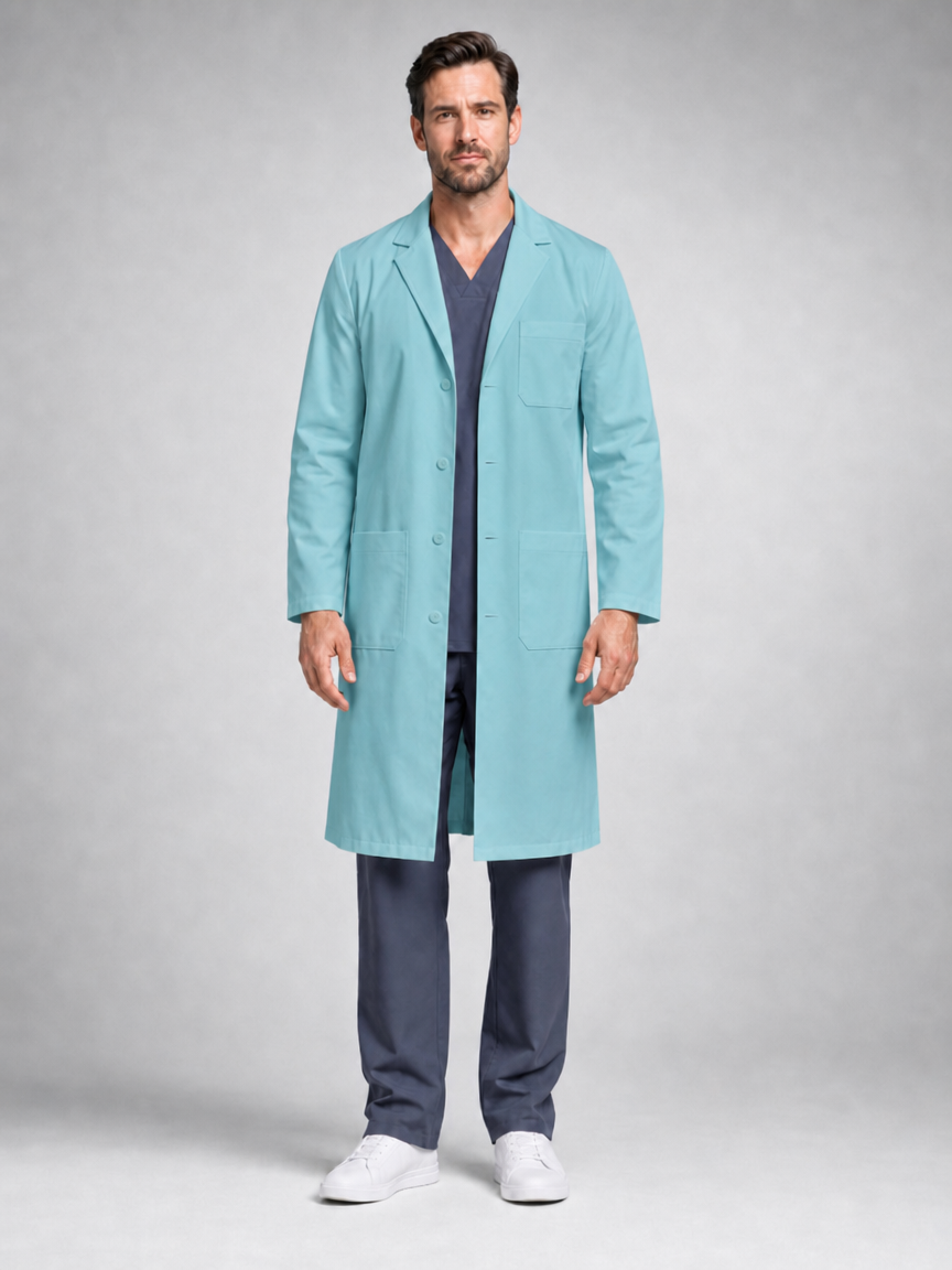 Men's Caelric Structured Lab Coat - Vela Vivid Green
