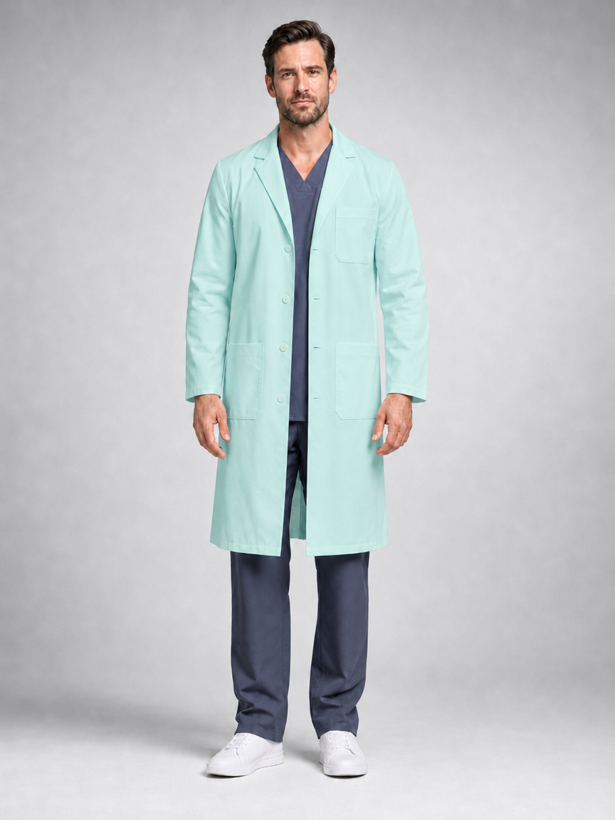 Men's Caelric Structured Lab Coat - Targa Light Green