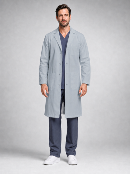Men's Caelric Structured Lab Coat - Targa Gray