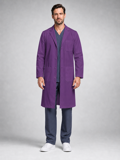Men's Caelric Structured Lab Coat - Targa Purple