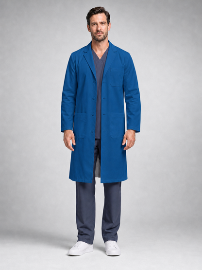 Men's Caelric Structured Lab Coat - Targa Royal Blue