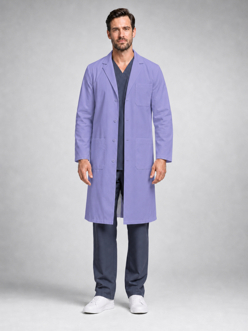 Men's Caelric Structured Lab Coat - Targa Lilac