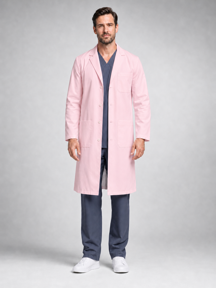Men's Caelric Structured Lab Coat - Mova Pink