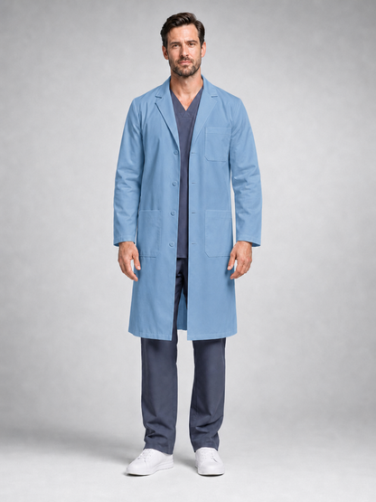 Men's Caelric Structured Lab Coat - Mova Dark Blue
