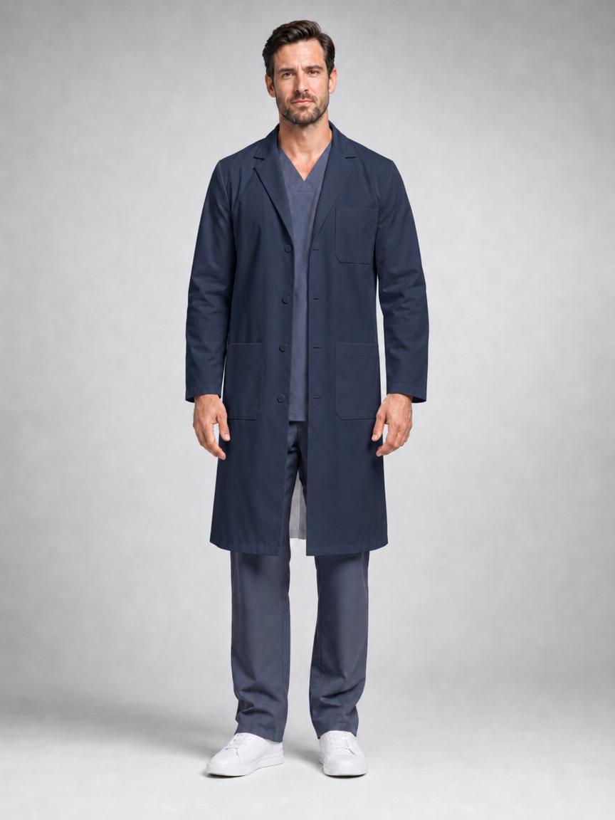 Men's Caelric Structured Lab Coat - Mova Dark Teal
