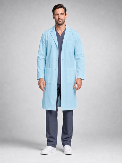Men's Caelric Structured Lab Coat - Aegis Coat Light Blue