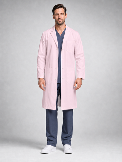 Men's Caelric Structured Lab Coat - Silvex Pink