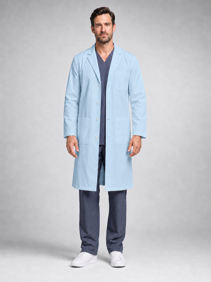 Men's Caelric Structured Lab Coat - Silvex Dark Blue