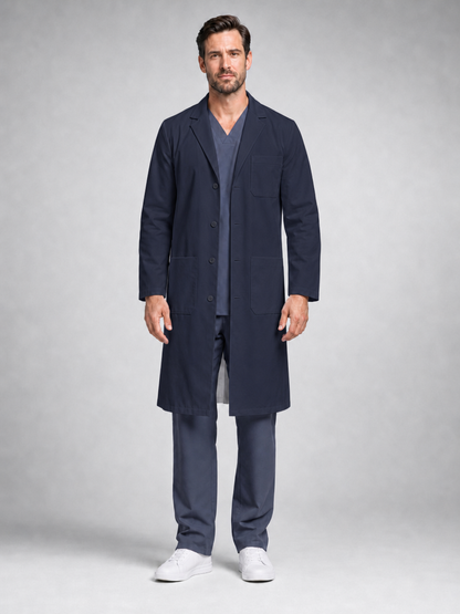 Men's Caelric Structured Lab Coat - Silvex Dark Teal