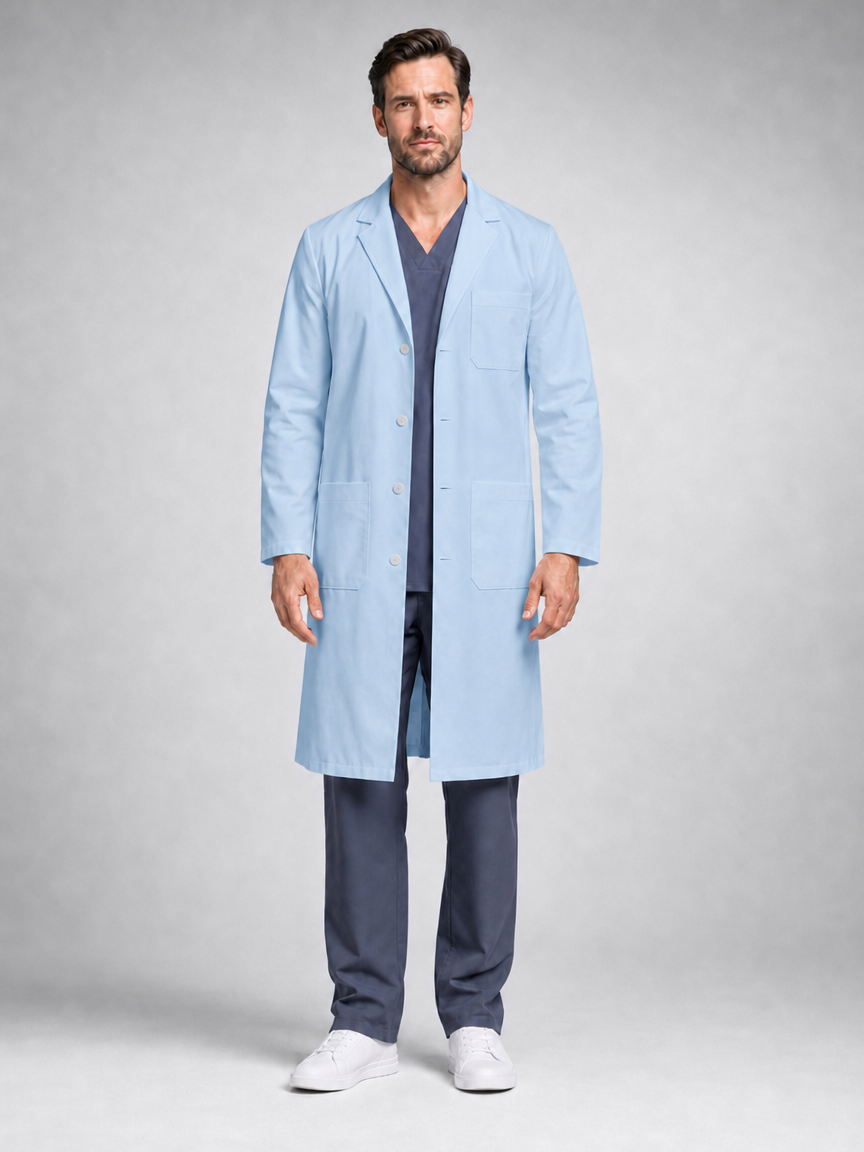 Men's Caelric Structured Lab Coat - Aegis Coat Dark Blue