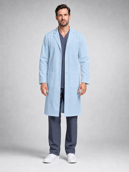 Men's Caelric Structured Lab Coat - Aegis Coat Medium Blue