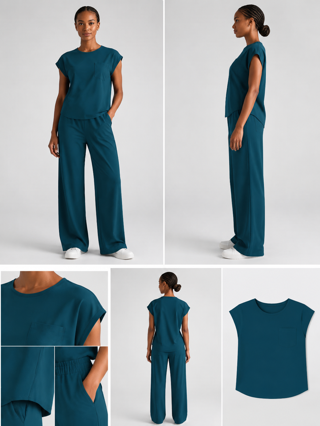 Women's Aegis Cap Sleeve Pocket Scrub Top product image