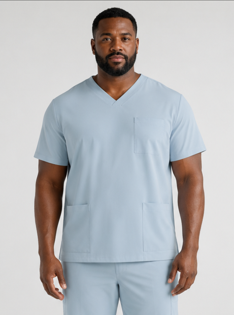 Men's Sana Triple Pocket Scrub Top