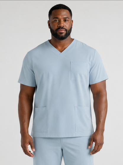 Men's Sana Triple Pocket Scrub Top