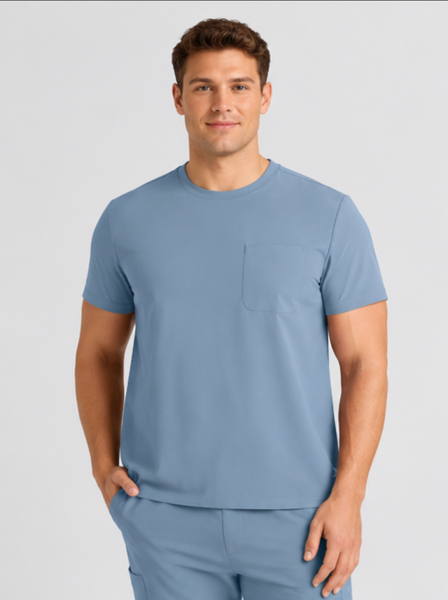 Men's Zira SinglePocket Scrub Top