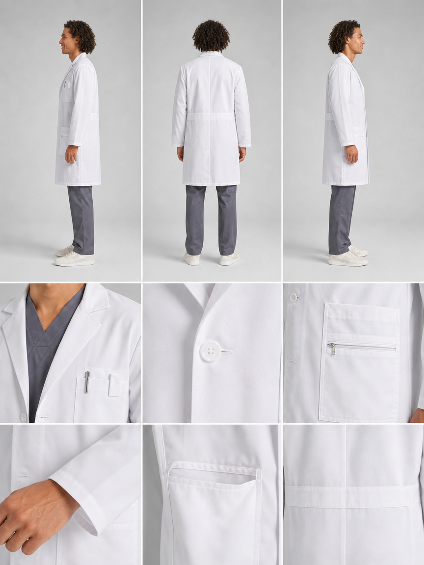 Unisex Nerion Utility Lab Coat0