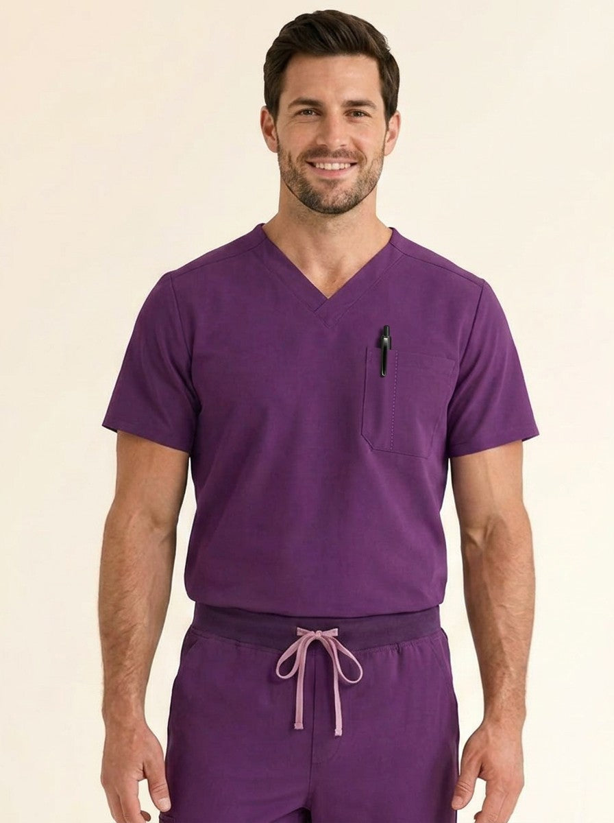 Men's Cura PenSlot Scrub Top
